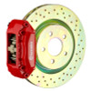 Brembo 00-04 Jetta 1.8t Front GT BBK 4 Piston Cast 2pc 323x28 1pc Rotor Drilled-Red - 1A4.6002A2 Photo - Primary