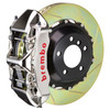 Brembo 07-12 335xi Front GTR BBK 6 Piston Billet 380x32 2pc Rotor Slotted Type1 - Nickel - 1M2.9046AR Photo - Primary