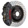 Brembo 15-19 Golf R Front GTS BBK 6 Piston Cast 380x34 2pc Rotor Drilled-Black HA - 1N1.9055AS Photo - Primary