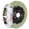 Brembo 16+ XF Front GT BBK 6 Piston Cast 380x34 2pc Rotor Drilled-Silver - 1N1.9056A3 Photo - Primary