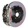 Brembo 09-13 X5M Front GTR BBK 6 Piston Billet 405x34 2pc Rotor Slotted Type1 - Nickel - 1N2.9537AR Photo - Primary
