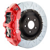 Brembo 19+ X5 (G05)/20+ X6 Front GT BBK 6 Piston Cast 405x34 2pc Rotor Slotted Type-3-Red - 1N3.9544A2 Photo - Primary