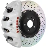Brembo 22+ Golf R /22+ S3 Front GT BBK 6 Piston Cast 380x34 2pc Rotor Drilled- White - 1T1.9035A6 Photo - Primary
