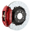 Brembo 99-04 996 Rear GT BBK 4 Piston Cast 345x28 2pc Rotor Slotted Type3-Red - 2P3.8001A2 Photo - Primary