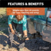 RockJock Curt Rambler Steel RV Tow Bar 7500lbs 2in Shank - RJ-70001 Features and Benefits