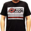 RockJock T-Shirt w/ Distressed Logo Black Small Print on the Front - RJ-711003-S Photo - Primary