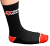 RockJock Socks Black w/ Red and White Logo - RJ-717001-1 Photo - Mounted