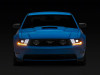 Raxiom 10-12 Ford Mustang LED Projector Headlights SEQL Turn Signals- Blk Housing (Clear Lens) - 426685 Photo - Close Up