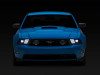 Raxiom 10-12 Ford Mustang LED Projector Headlights SEQL Turn Signals- Blk Housing (Clear Lens) - 426685 Photo - Close Up