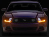 Raxiom 13-14 Ford Mustang LED Projector Headlights SEQL Turn Signals- Blk Housing (Clear Lens) - 426686 Photo - Close Up