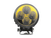 Raxiom Axial 3-In 4-LED Yellow Beam Round Light Flood Beam Universal (Some Adaptation Required) - J109482 Photo - Close Up