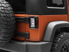 Raxiom 07-18 Jeep Wrangler JK Axial Series Vision LED Tail Lights- Blk Housing (Clear Lens) - J130809 Photo - Close Up