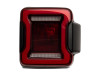 Raxiom 18-23 Jeep Wrangler JL Horizon LED Tail Lights- BlkHousing- Red Lens - J133625-JL Photo - Close Up