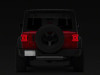 Raxiom 18-23 Jeep Wrangler JL Horizon LED Tail Lights- BlkHousing- Red Lens - J133625-JL Photo - Close Up