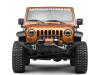 Raxiom 97-18 Jeep Wrangler TJ & JK 6-LED Headlights w/ Partial Halo- Blk Housing (Clear Lens) - J135442 Photo - Close Up