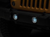 Raxiom 07-18 Jeep Wrangler JK Axial Series Halo LED Fog Lights- Amber - J141994 Photo - Close Up