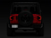 Raxiom 18-23 Jeep Wrangler JL Axial Series LED Tail Lights- Blk Housing (Smoked Lens) - J142664-JL Photo - Close Up