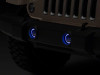 Raxiom 07-18 Jeep Wrangler JK Axial Series 4-In LED Fog Lights w/ RGB Halo - J143371 Photo - Close Up