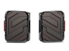 Raxiom 07-18 Jeep Wrangler JK Axial Series Trident LED Tail Lights- Blk Housing (Smoked Lens) - J173718 Photo - Close Up