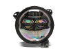Raxiom 18-23 Jeep Wrangler JL Axial Series 9-In Angel Eye LED Headlights- Blk Housing (Clear Lens) - J177416 Photo - Close Up