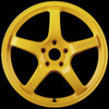 Gram Lights 57CR 18x10.5 +12 5-114.3 Mach Yellow - WGCRAC12EWXZ