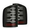 AlphaRex 07-14 Chevrolet Silverado 1500/2500HD/3500HD Luxx-Series LED Tail Lights Blk w/Smoked Lens - 620080 Photo - Primary