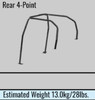 Cusco 88-91 Honda Civic (4th Gen EF3) 4-Point 4/5 Passenger Steel Safety21 Rollcage Kit - Black - 307 270 A20 User 1
