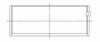 ACL Chev. V8 396-402-427-454 Race Series Engine Connecting Rod Bearing Set - 1B743H-20 Technical Drawing