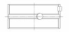 ACL Austin/MG 4 970-1098-1275cc 1961-78 ACL Race Series Engine Crankshaft Main Bearing Set - 3M2204H-STD Technical Drawing