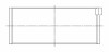 ACL Peugeot 4 1587cc (TU5) Race Series Engine Connecting Rod Bearing Set - 4B7712H-.50 Technical Drawing