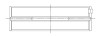ACL Ford Prod. V8 370-429-460 Race Series Engine Crankshaft Main Bearing Set - 5M1039H-10 Technical Drawing