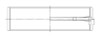 ACL Ford Prod. V8 4.6/5.4L Race Series Engine Crankshaft Main Bearing Set - 5M7296H-.025 Technical Drawing