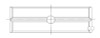 ACL **Coated** Chev. V8 267-305-327-350 Race Series Engine Crankshaft Main Bearing Set - 5M909HC-010 Technical Drawing