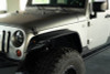 DV8 Offroad 07-18 Jeep Wrangler JK Slim Fender Flares - FDJK-07 Photo - Unmounted