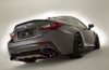 VARIS MAGNUM OPUS CARBON MUFFLER GUARD SET FOR 2015-19 LEXUS RC-F [XC10] VALE-006