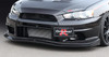 VARIS CARBON LIP GUARD SET FOR VARIS X ORIGINAL RUNDUCE FRONT BUMPER FOR 2007-16 MITSUBISHI EVO X [CZ4A] VOMI-002