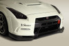 Varis ’13 Ver. Front Bumper + Lip Carbon + Front Diffuser (No DRL Cut-Outs) for 2009-11 Nissan GT-R [R35] VANI-063/VANI-064