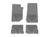 WeatherTech 2014-2016 Jeep Wrangler Unlimited Front and Rear Rubber Mats - Grey - W321GR-W322GR Photo - Primary