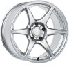 Kansei K11S Tandem 18x9.5in / 5x114.3 BP / 22mm Offset / 73.1mm Bore - Hyper Silver Wheel - K11S-189512+22