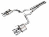 AWE 2024 Ford Mustang GT Fastback S650 RWD SwitchPath Catback Exhaust w/ Quad Chrome Silver Tips - 3025-42650 Photo - Primary