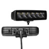 Go Rhino Xplor Blackout Series Sixline LED Flood Light Kit (Surface/Threaded Stud Mnt) - Blk (Pair) - 750300621FBS Photo - Unmounted