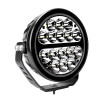 Go Rhino Xplor Blackout Series Round LED Spot Light Beam w/DRL (Surface/Thread Stud Mnt) 7in. - Blk - 750800711SRS Photo - Unmounted