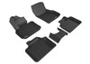 3D MAXpider 2017-2019 Mini Countryman Kagu 1st & 2nd Row Floormats - Black - L1MN01801509 Photo - Primary
