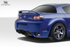 Duraflex 2004-2008 Mazda RX-8 Duraflex K-1 Rear Bumper Cover - 1 Piece