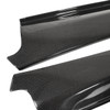 Fabspeed Carbon Fiber Door Steps/Sills with Raised "Ferrari" Chrome Script - Ferrari 360