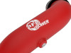 aFe BladeRunner 2 1/4in Intercooler Hot Side Charge Pipe 22-23 Ford Explorer V6-3.0L (tt) - Red - 46-20678-R Photo - Close Up