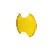 KC HiLiTES SlimLite 8in. LED Light Shield SAE Driving (Shield Only) - Selective Yellow - 5210 User 2