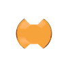 KC HiLiTES SlimLite 8in. LED Light Shield Driving (Shield Only) - Amber - 5211 Photo - Primary