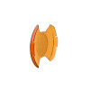 KC HiLiTES SlimLite 8in. LED Light Shield Driving (Shield Only) - Amber - 5211 User 2