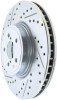 StopTech 05-14 Subaru Legacy Select Sport Drilled & Slotted Rotor - Right - 227.47024R Photo - Unmounted